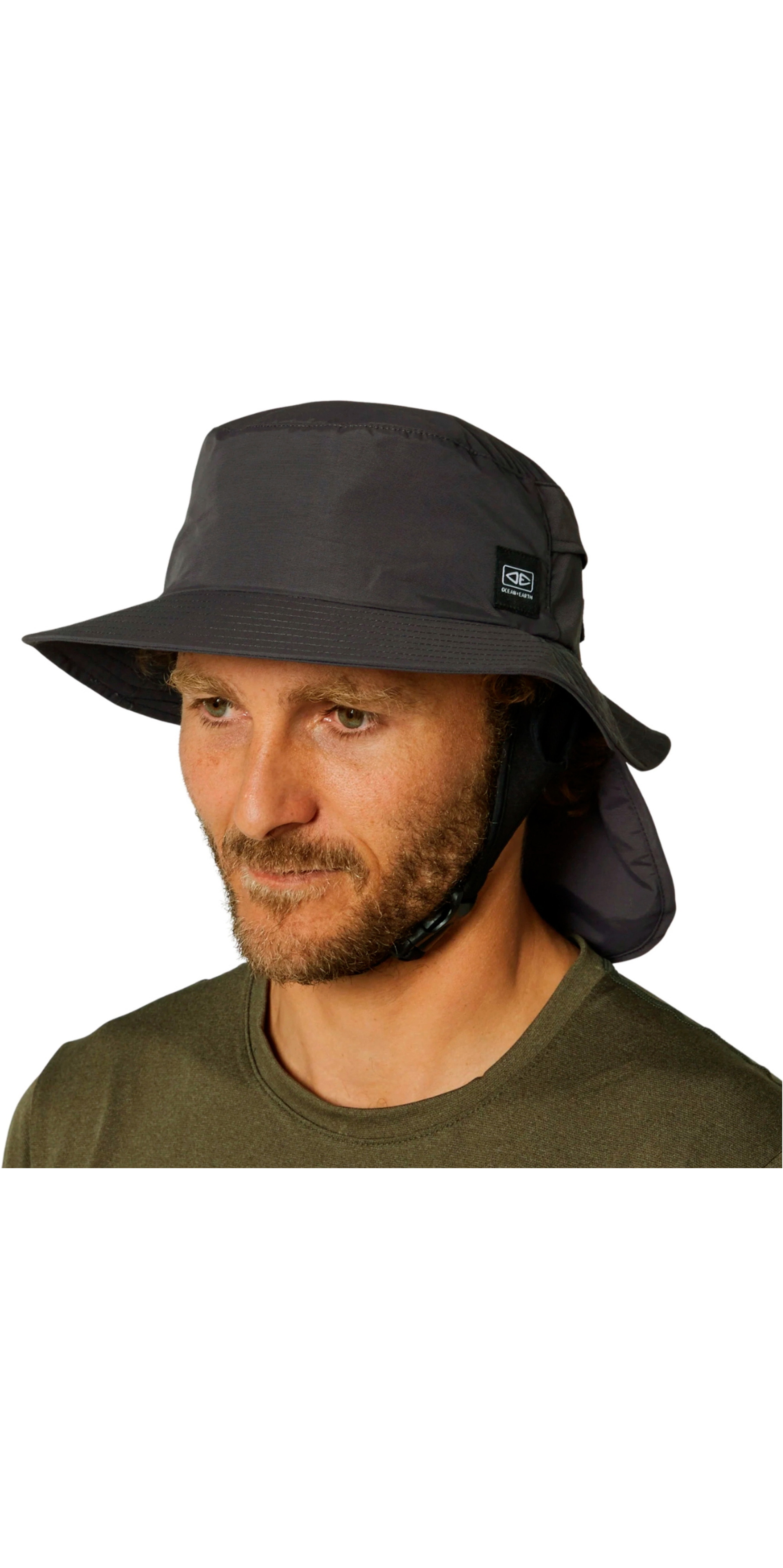 2025 ocean and earth indo stiff peak surf hat smha02 charcoal